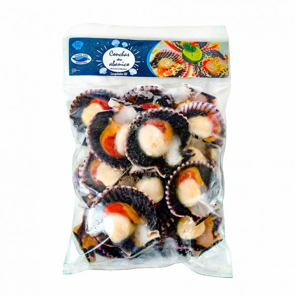 Conchas de Abanico Tallo Coral Congelado IQF - Imagen 2