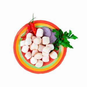 Conchas de Abanico Tallo Solo Congelado IQF